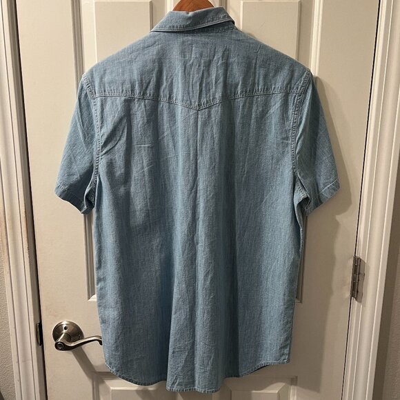 Lucky Brand - True Indigo Button Up Shirt / Size Medium - Picture 2 of 10
